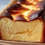 Burnt Basque Cheesecake with a deeply caramelized crust and creamy center