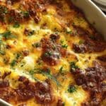 Ina Garten Overnight Breakfast Casserole baked to golden perfection