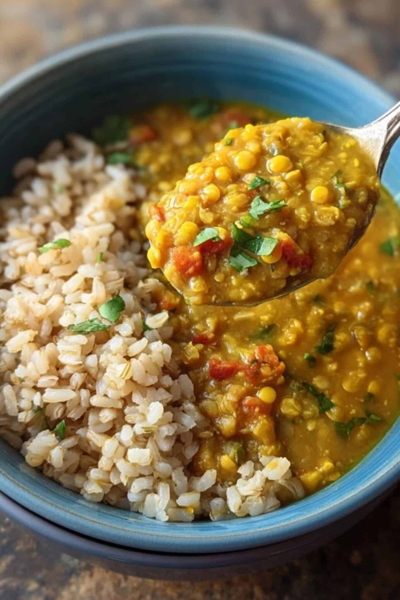 Dhal With Rice Lentil Dal with Brown Rice: Easy 4-Step Nourishing Dinner